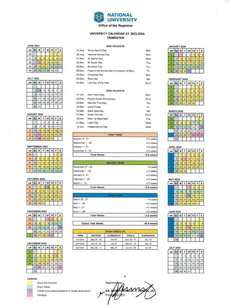 nu manila academic calendar|Academics Calendar .